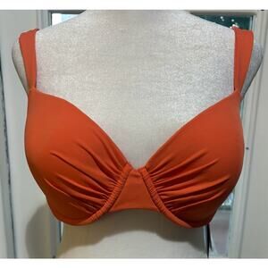 Jantzen Coral Underwire Bikini‎ Top - Size 34DD - New